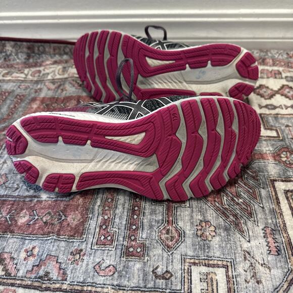 Asics Shoes Women's 9 GT-2000 Running Sneakers 1012B045 Gray Fabric Lace Up 9.5 - Picture 7 of 8